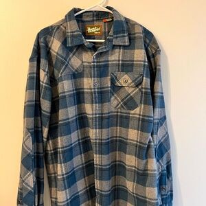 Howler Bros Men's Blue Plaid Shirt